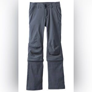 NWT Prana Women's Halle Convertible Pant Coal size 8